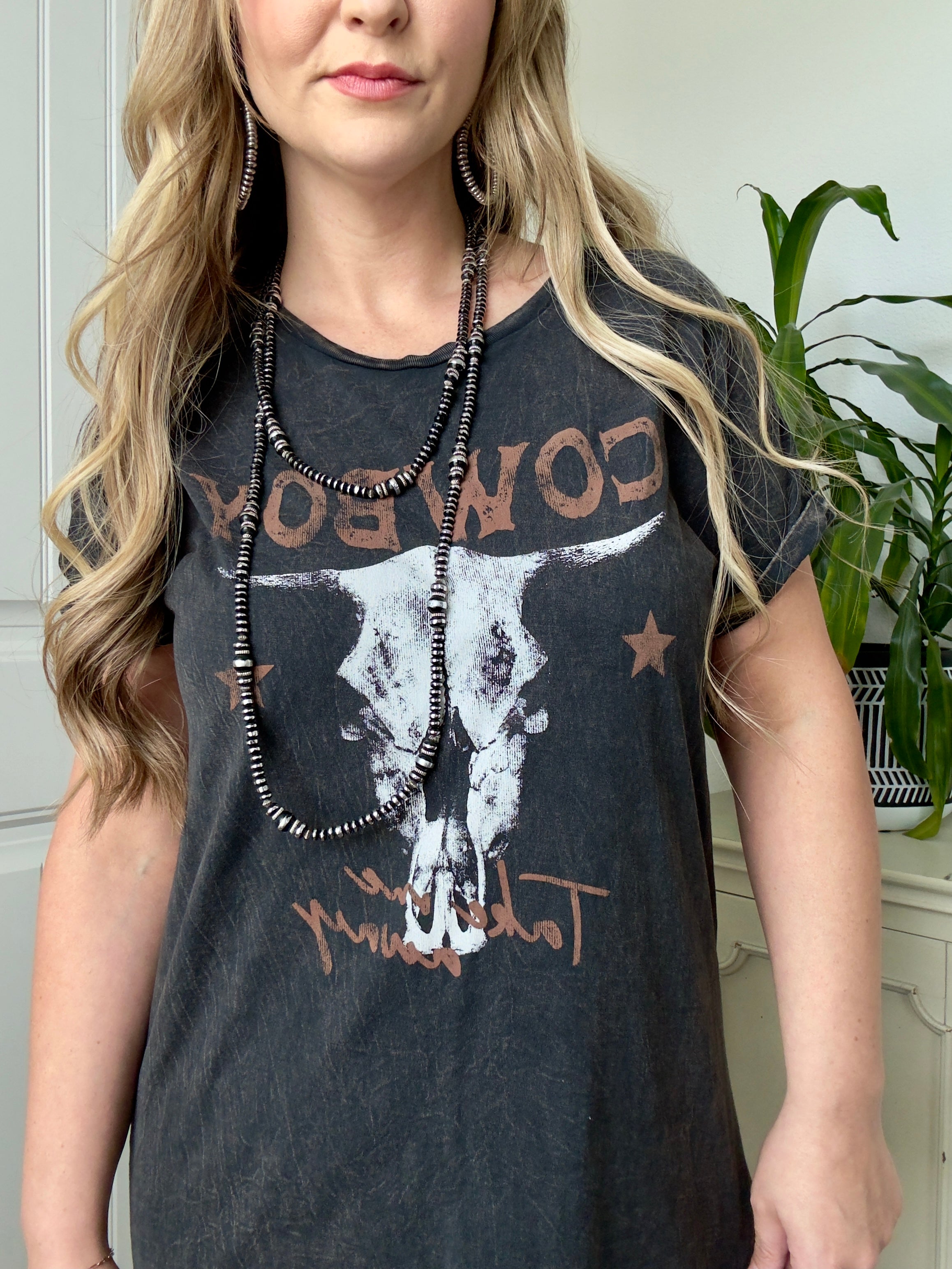 Cowboy Take Me Away Mineral Graphic Dress