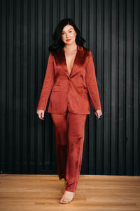 Afterglow Satin Trousers - Wisdom & Wardrobe