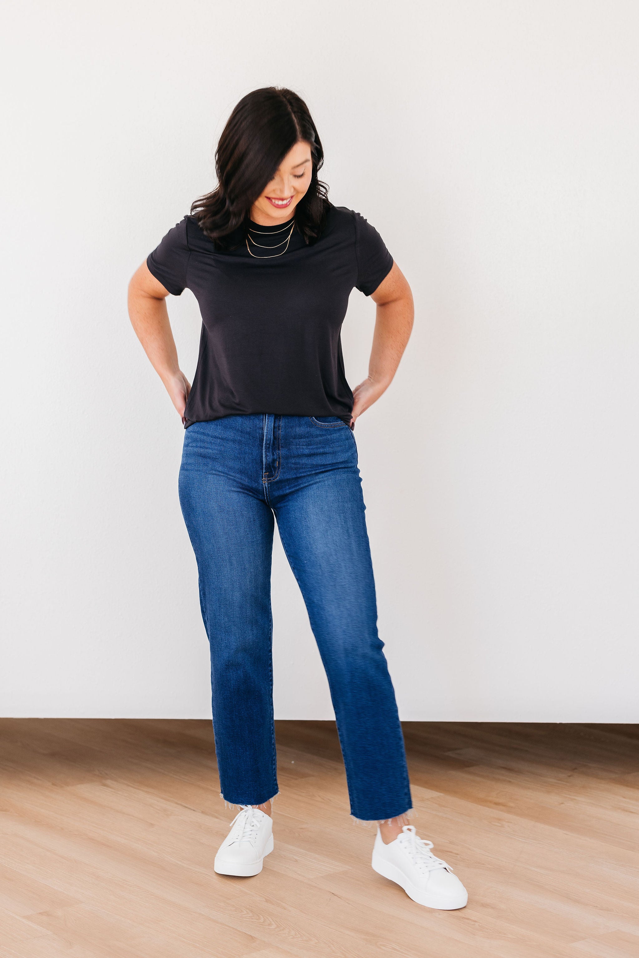 Just Black Denim Classic Straight Jeans