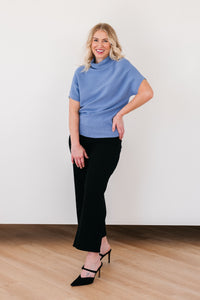 Clever Sweater - Denim - Wisdom & Wardrobe