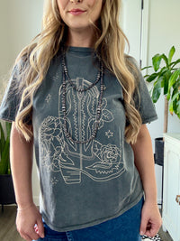 Cowboy Boot Graphic Tee