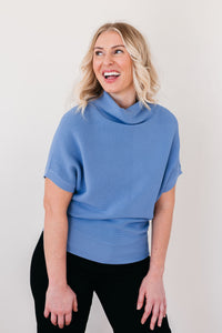 Clever Sweater - Denim - Wisdom & Wardrobe