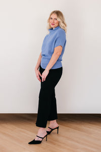 Clever Sweater - Denim - Wisdom & Wardrobe