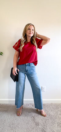 Crimson Darling Top