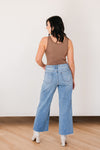 Just Black Denim Slim Wide Leg Jeans