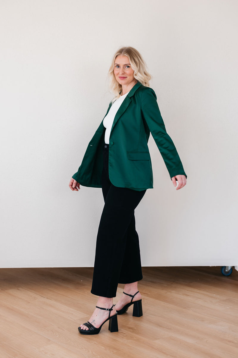 Temptation Satin Blazer