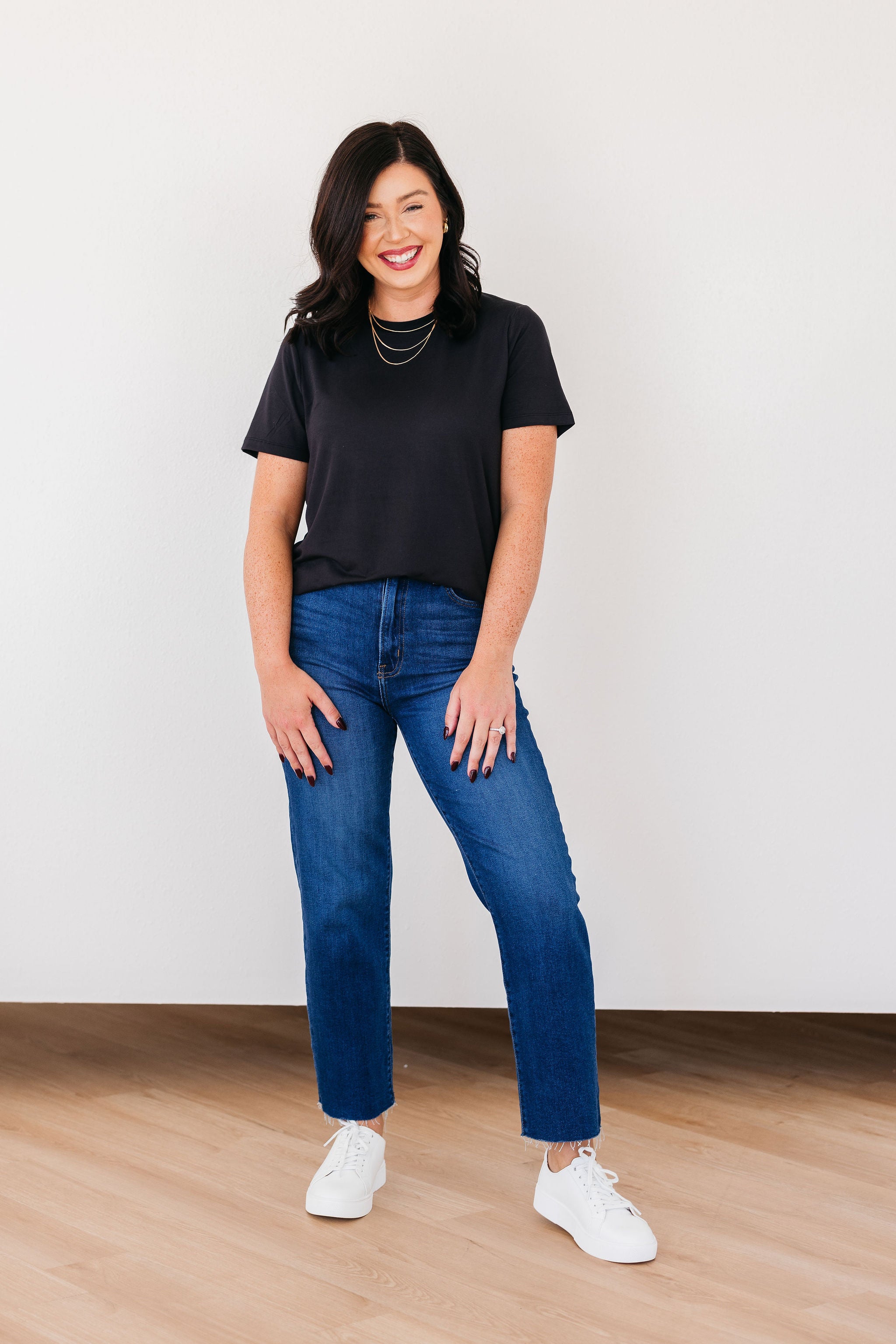 Just Black Denim Classic Straight Jeans