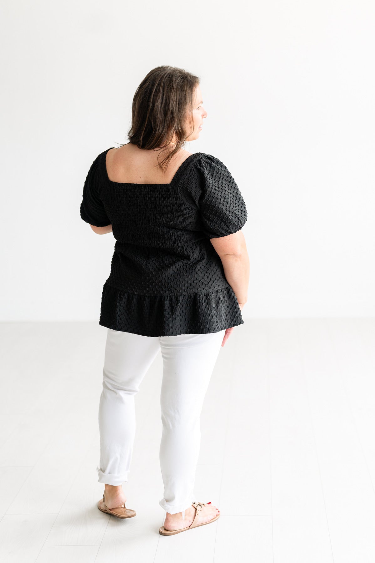 Midnights Black Ruffled Blouse