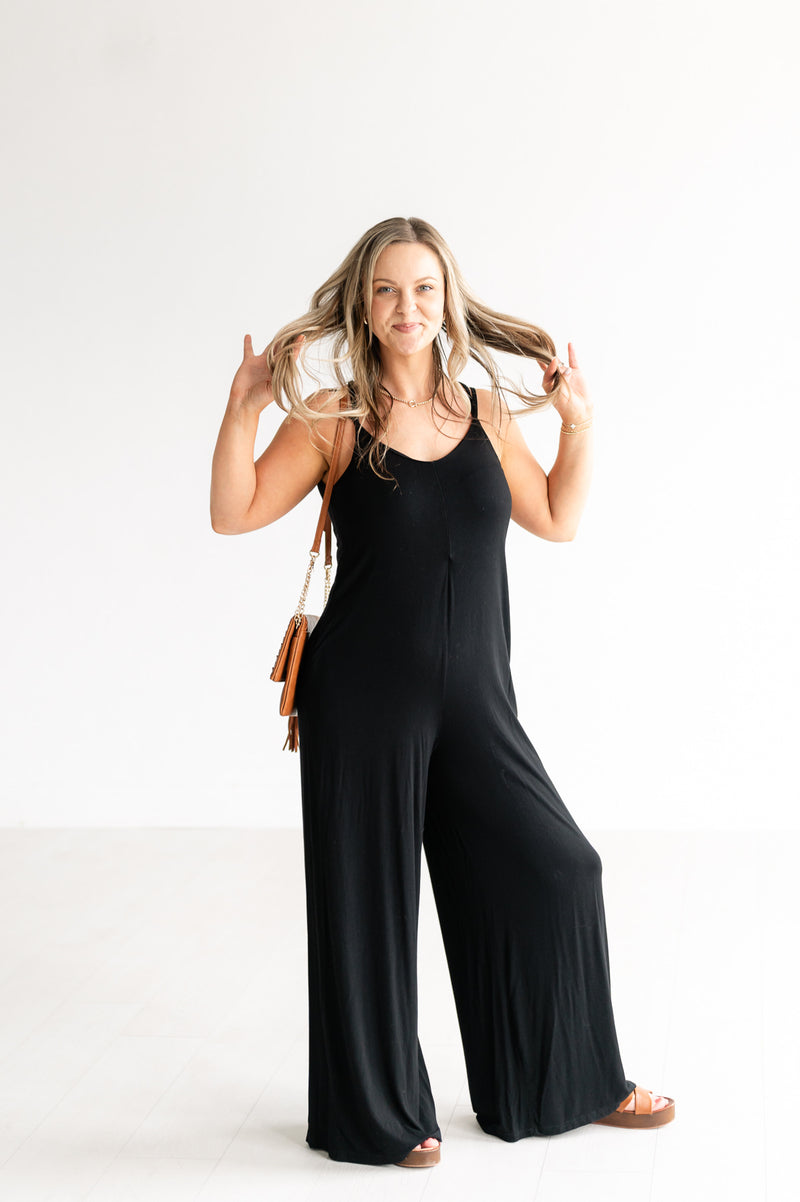 Everyday Black Jumpsuit