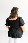 Midnights Black Ruffled Blouse