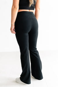 Black Flare Shaping Leggings